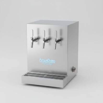 Erogatore acqua luxury AcqueDotto CGP GROUP - Acciaio inox 304 cromato, design minimalista Made in Italy