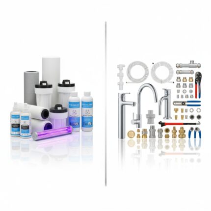 Consumabili depuratore acqua: filtri ricambio sedimento carbone membrana RO, lampada UV, prodotti pulizia - AcqueDotto Frosinone