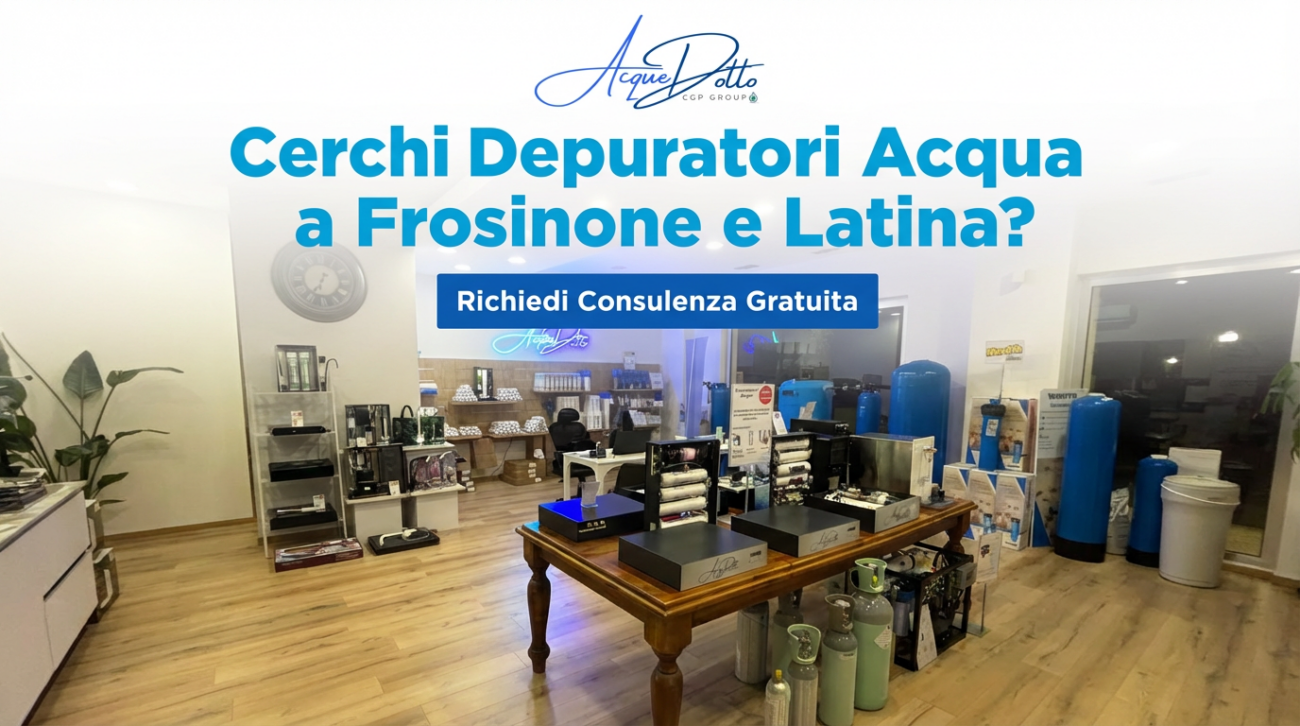Purificatore Acqua Rubinetto Frosinone e Latina