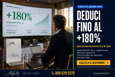 depuratore acqua deducibile azienda