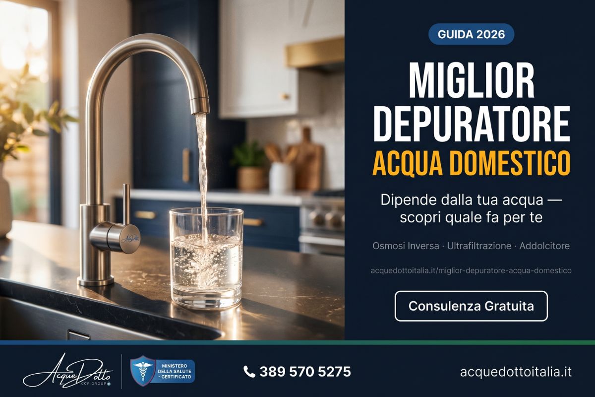 miglior depuratore acqua domestico