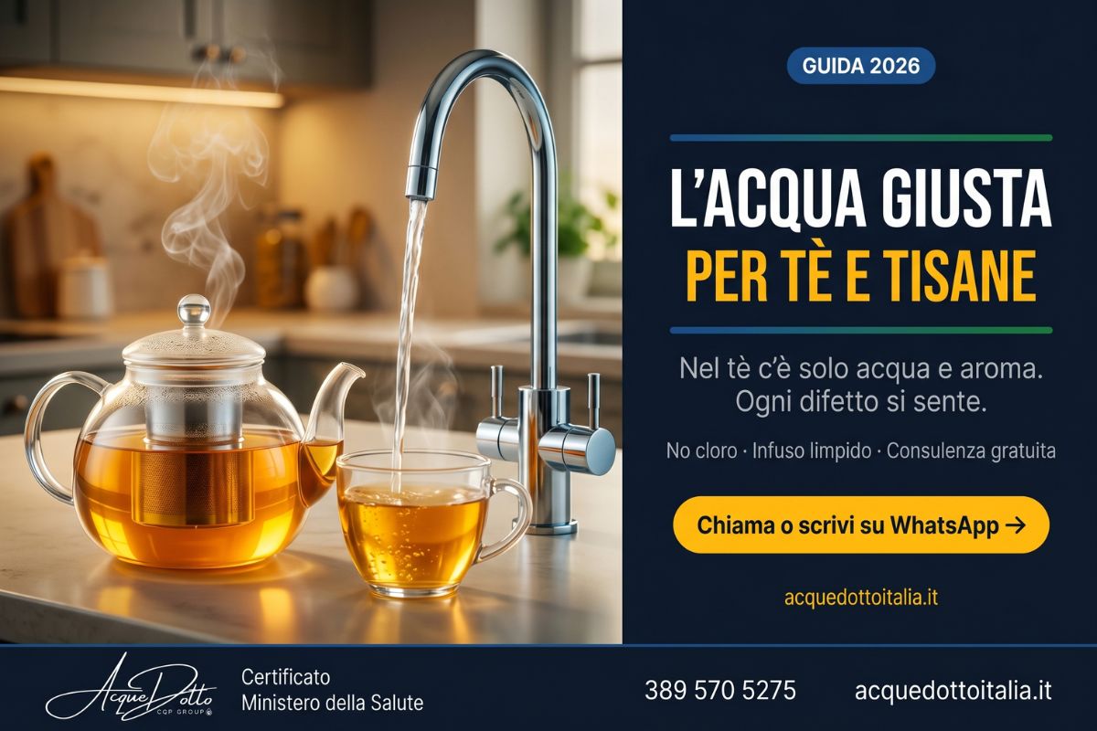 acqua per tè e tisane