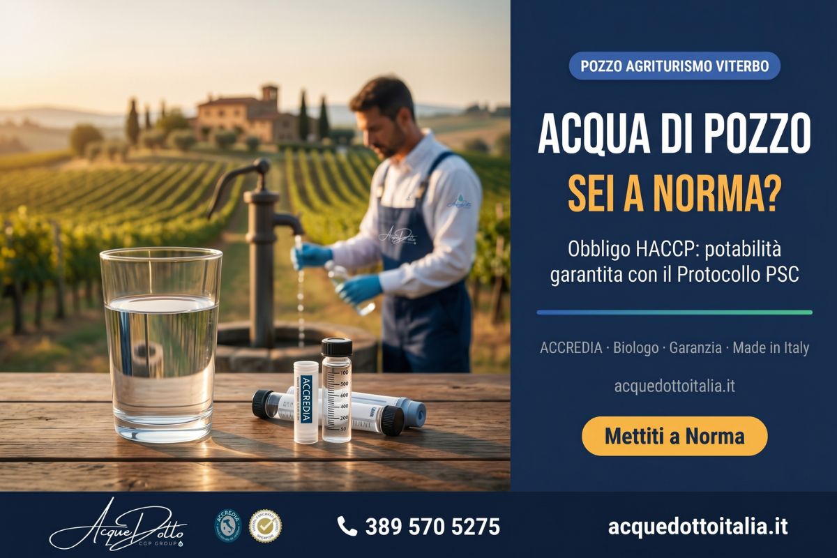 acqua pozzo agriturismo Viterbo