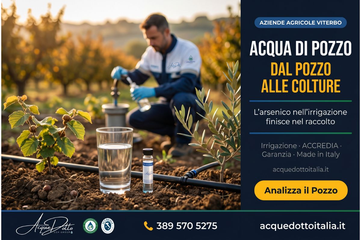 acqua pozzo azienda agricola Viterbo