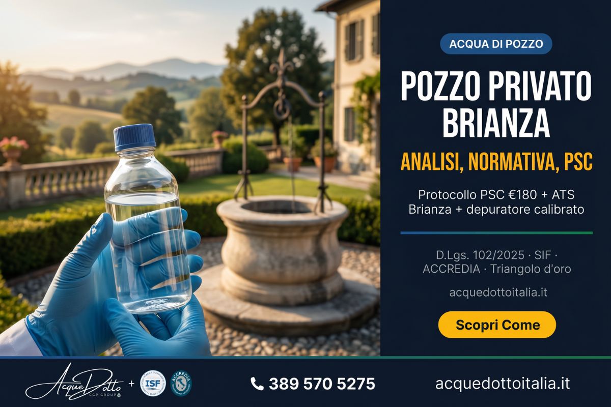 acqua pozzo monza brianza