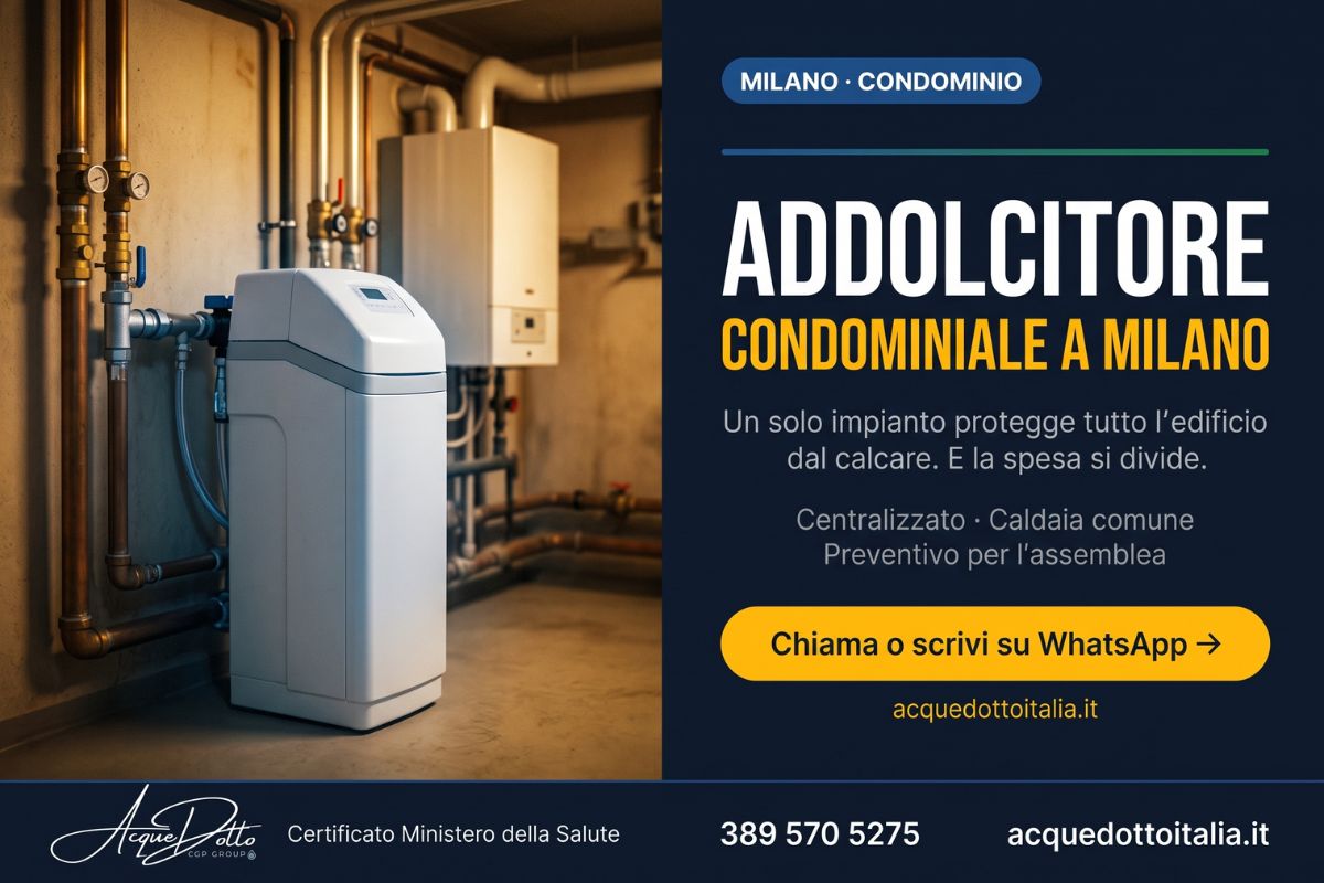 addolcitore condominio Milano