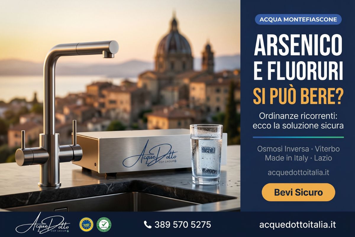 arsenico acqua Montefiascone