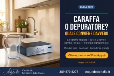 caraffe filtranti fanno male