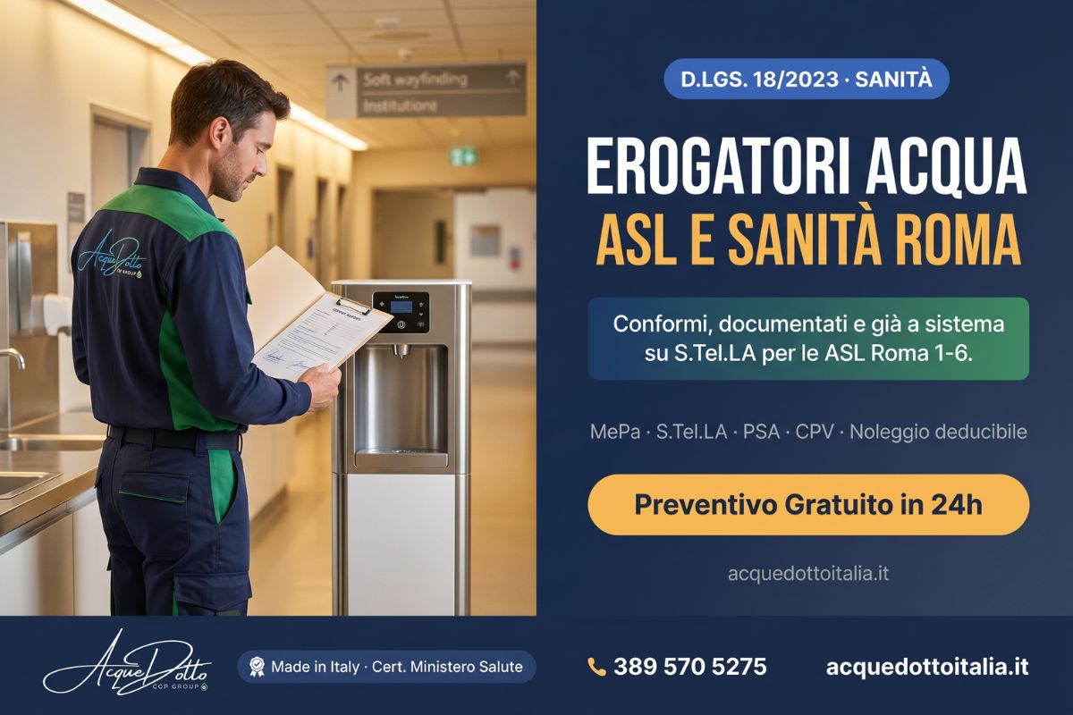 erogatori acqua ASL Roma