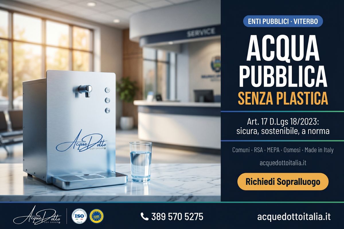 erogatori acqua enti pubblici Viterbo