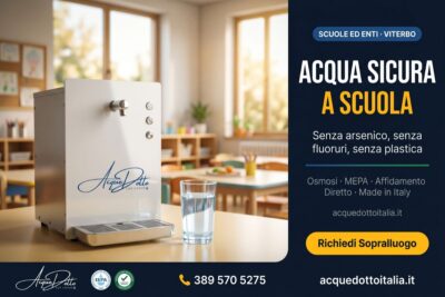 erogatori acqua scuole Viterbo