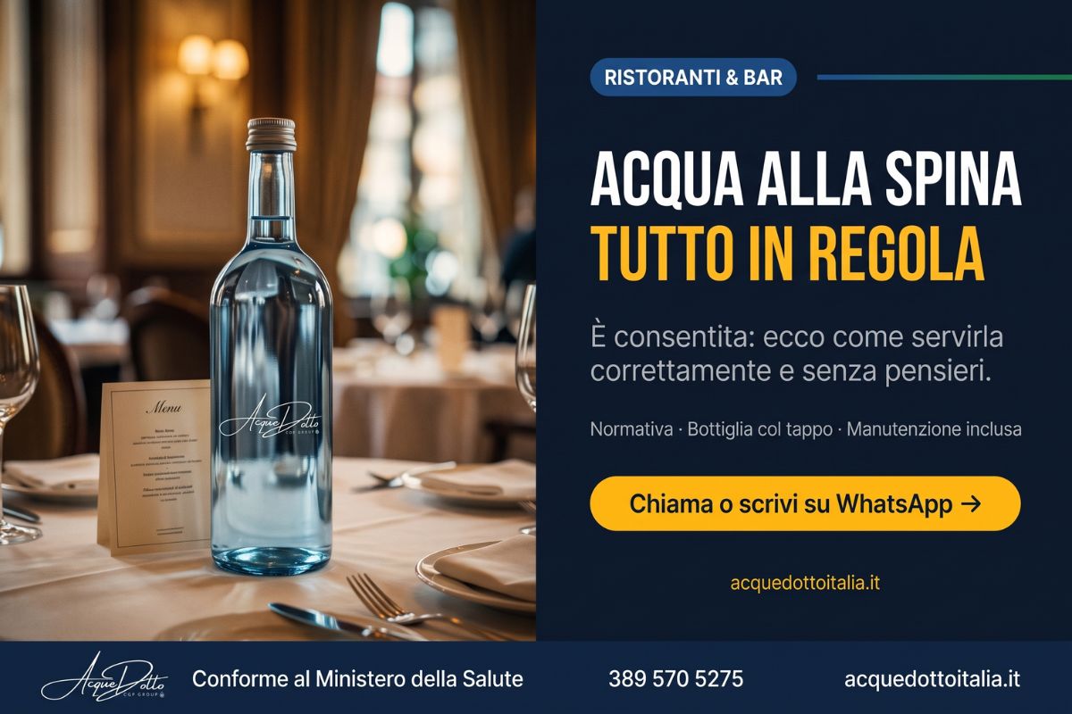 normativa acqua alla spina ristoranti
