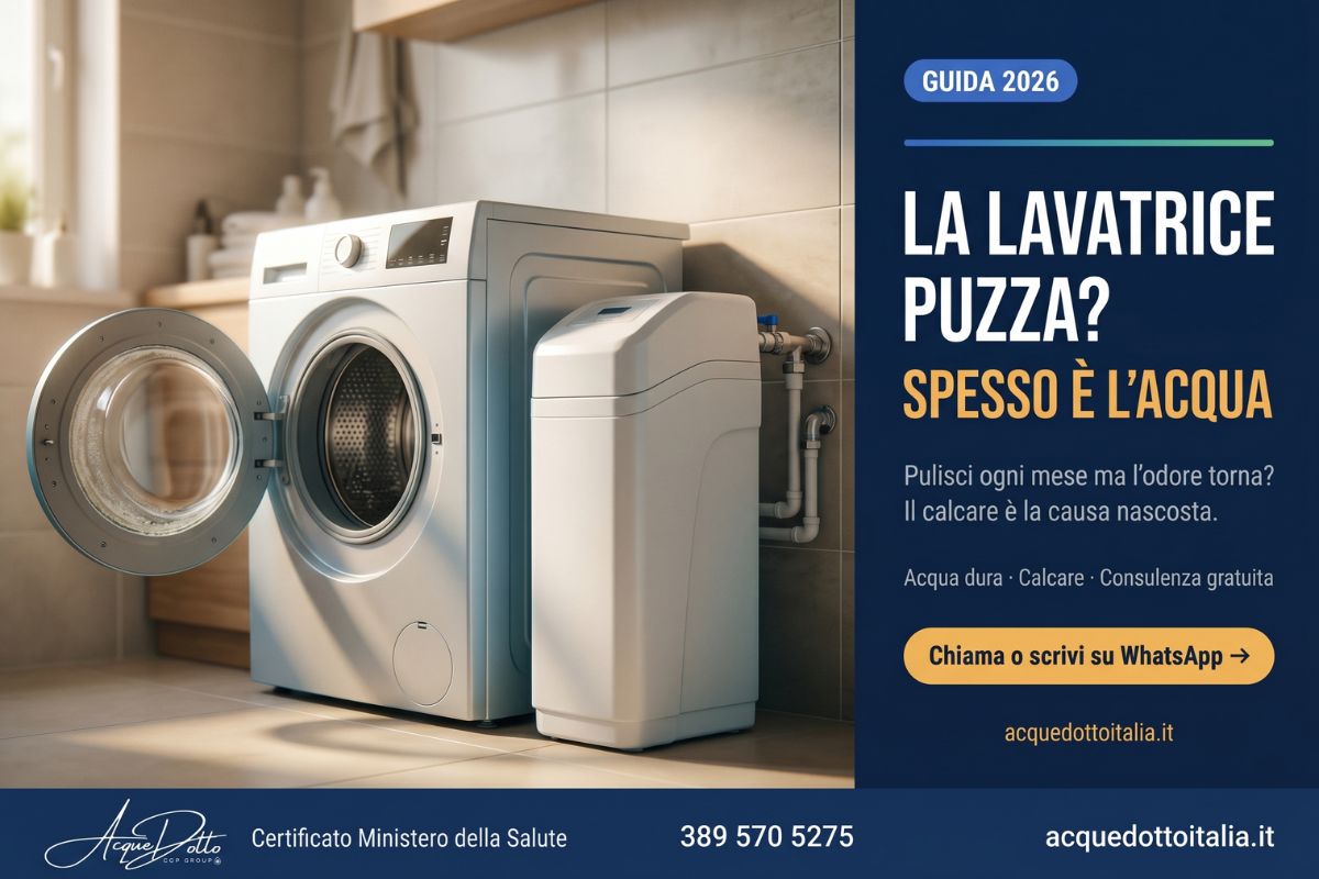 perché la lavatrice puzza