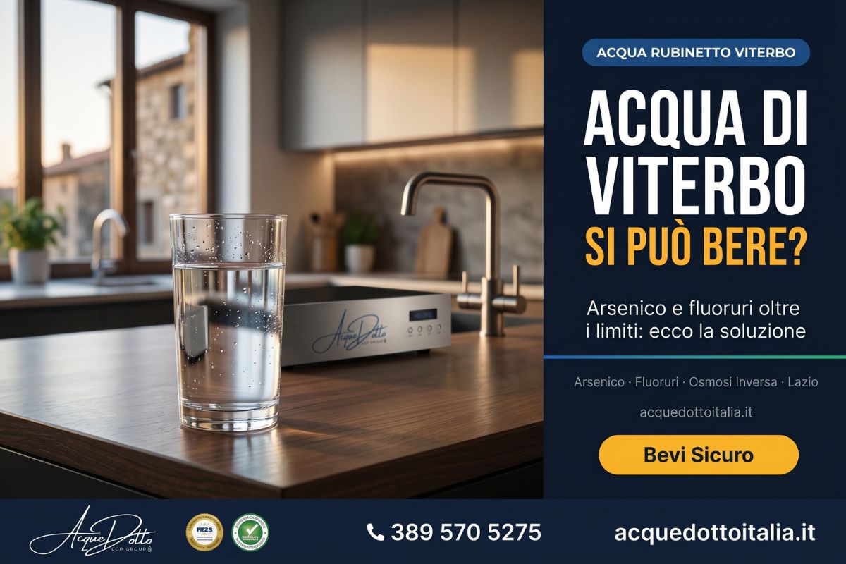 qualità acqua rubinetto Viterbo