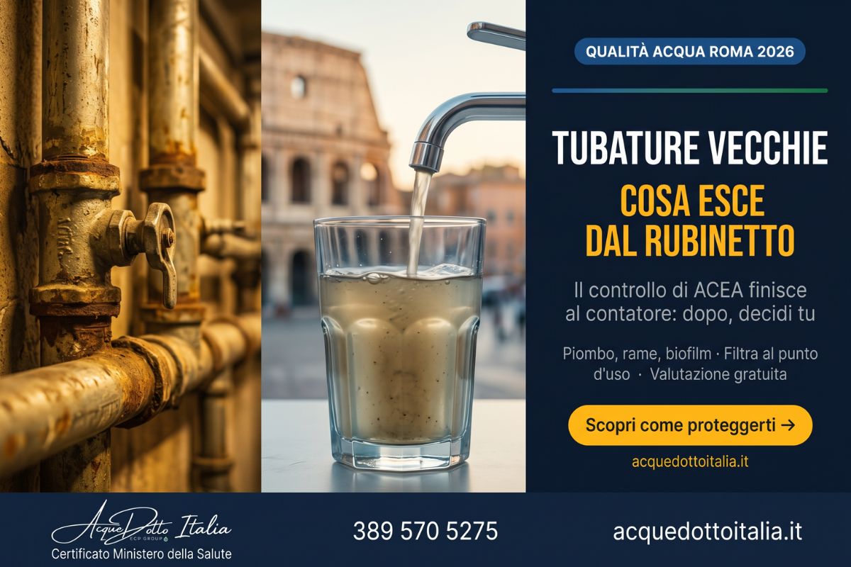 tubature vecchie acqua Roma