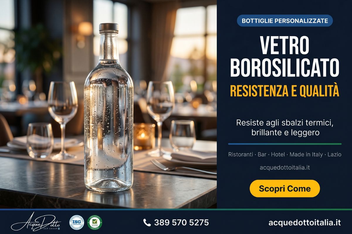 vetro borosilicato bottiglie