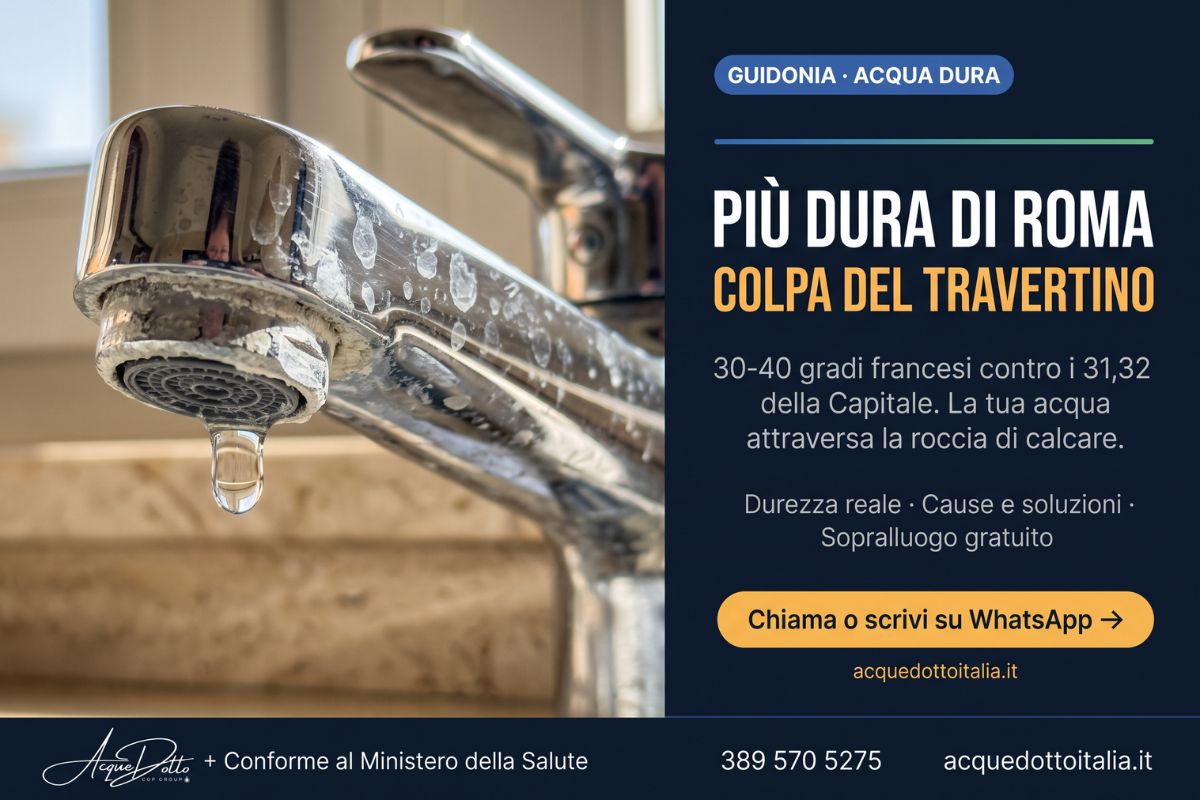 acqua dura Guidonia