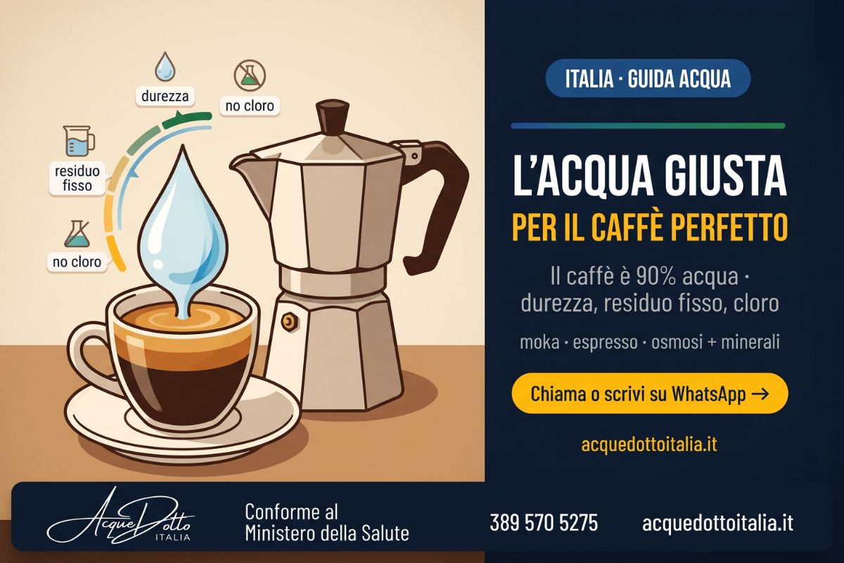 acqua per il caffè