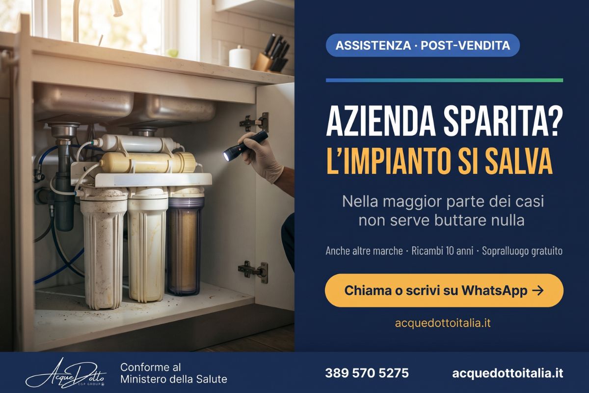azienda depuratore sparita