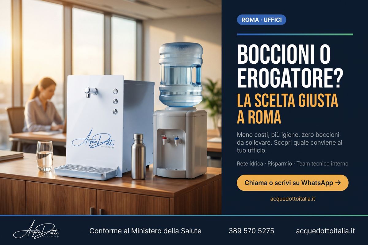 boccioni vs erogatore ufficio Roma