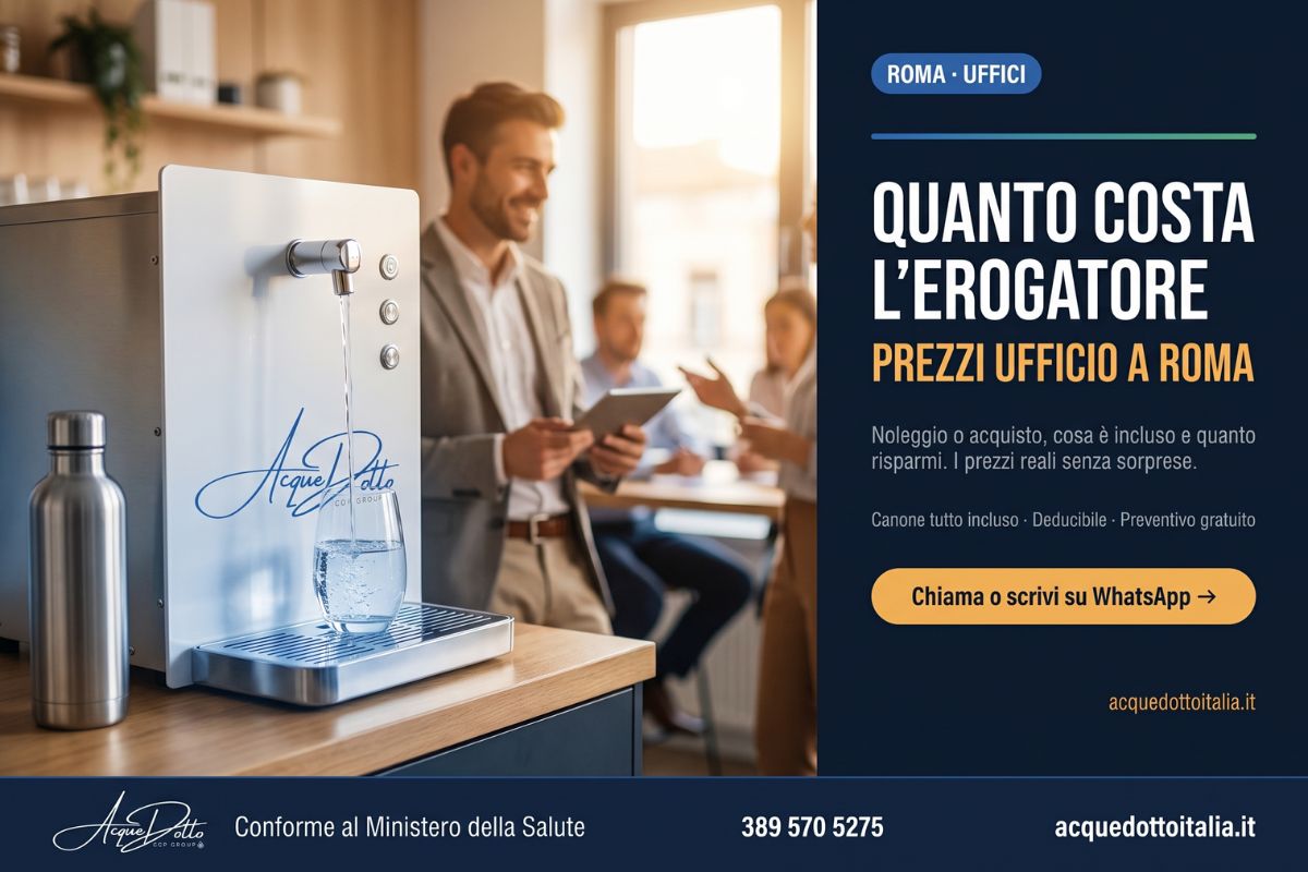 erogatori acqua ufficio Roma prezzi
