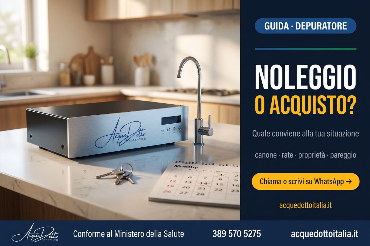 noleggio o acquisto depuratore