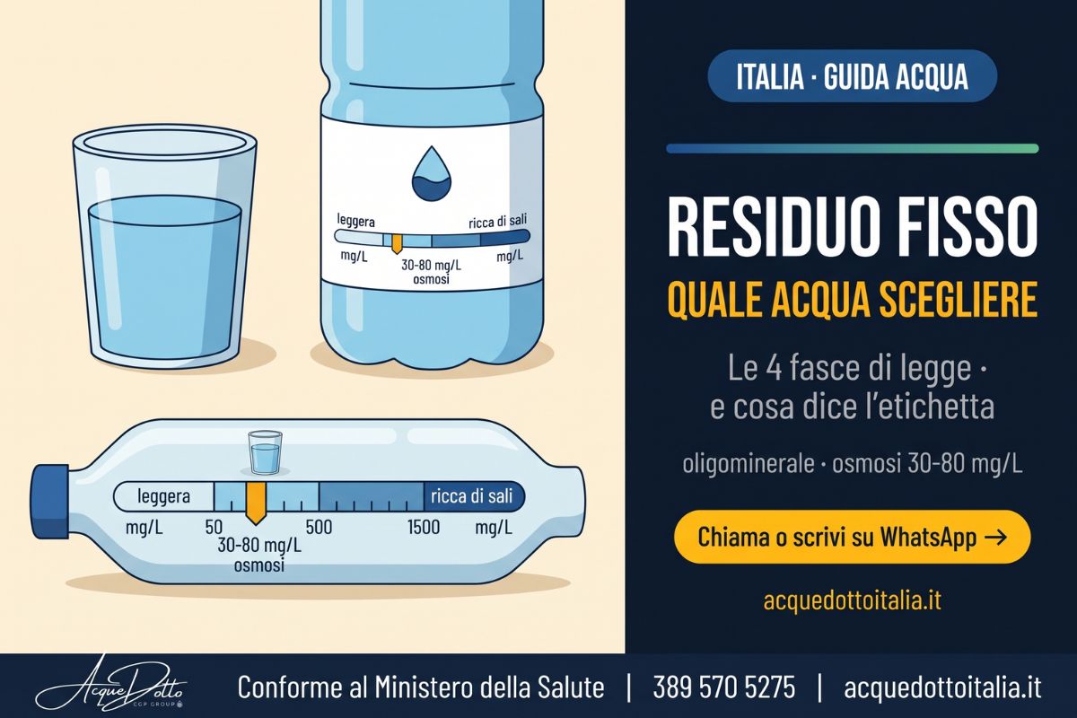 residuo fisso acqua