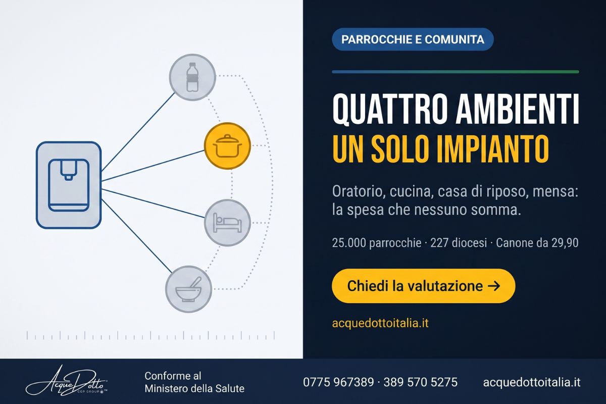 erogatore acqua parrocchia