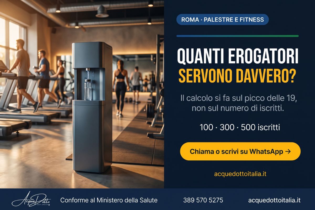 quanti erogatori servono in palestra