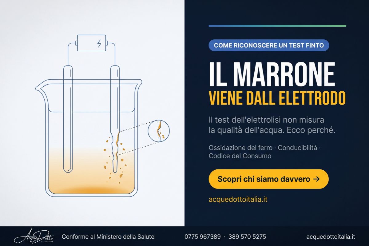 test elettrolisi acqua